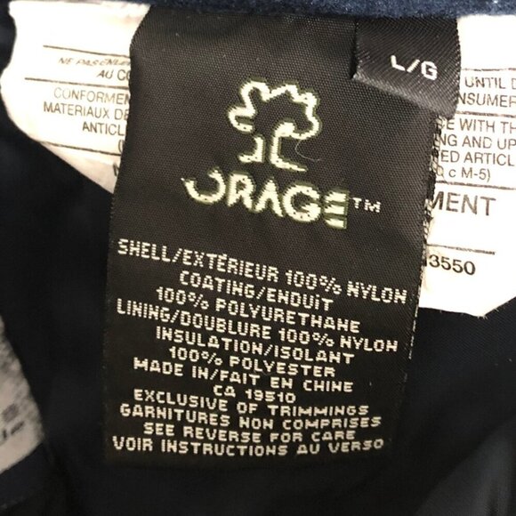 ORAGE Women's Insulated Full Side Zip Ski Snowboard Pants Snowsuit, Size Large - Picture 10 of 16